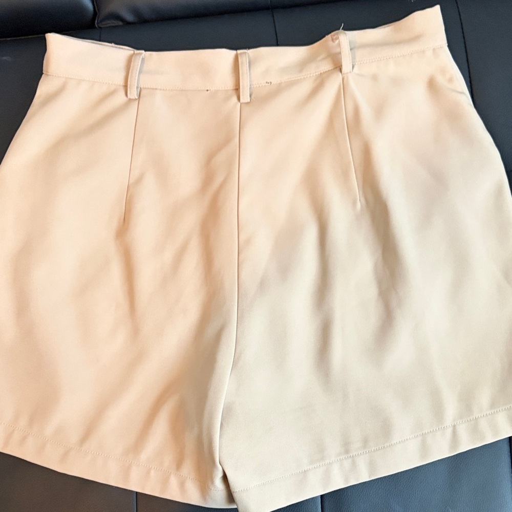 NWOT Strut & Bolt High Waist Tan Fringe Women's Shorts country western size L - Picture 6 of 13